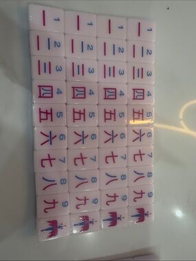 Pink Numeric Sticker Sheet for Electronics and Accessories